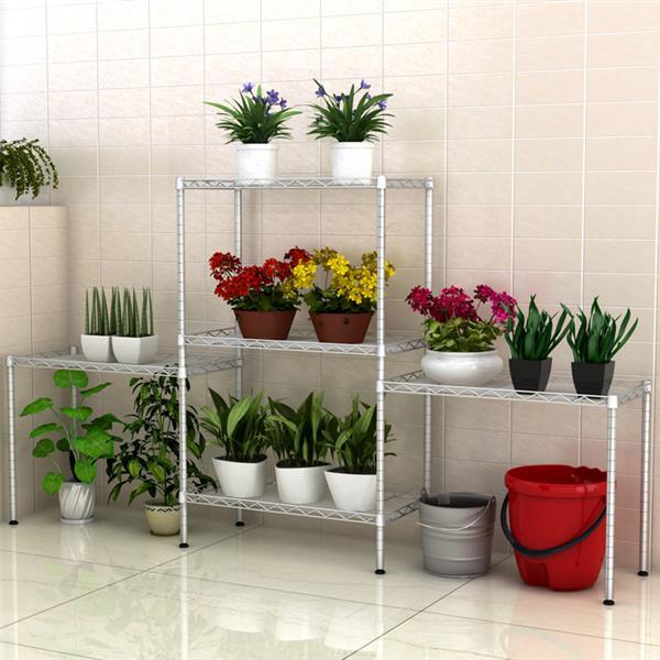 5 - Tier Adjustable Wire Shelving Unit – Metal Storage Rack for Home & Kitchen - goosavvy.com