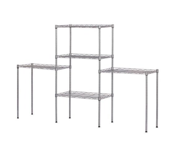 5 - Tier Adjustable Wire Shelving Unit – Metal Storage Rack for Home & Kitchen - goosavvy.com