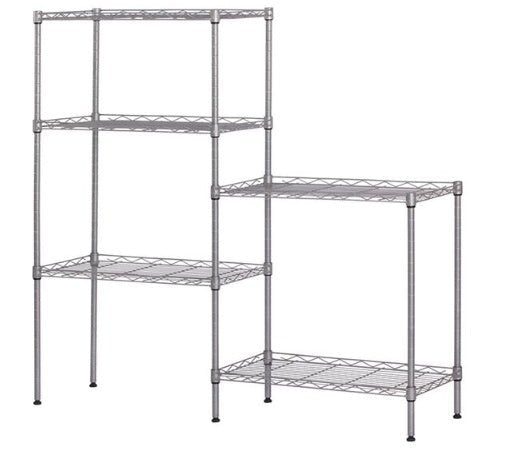 5 - Tier Adjustable Wire Shelving Unit – Metal Storage Rack for Home & Kitchen - goosavvy.com