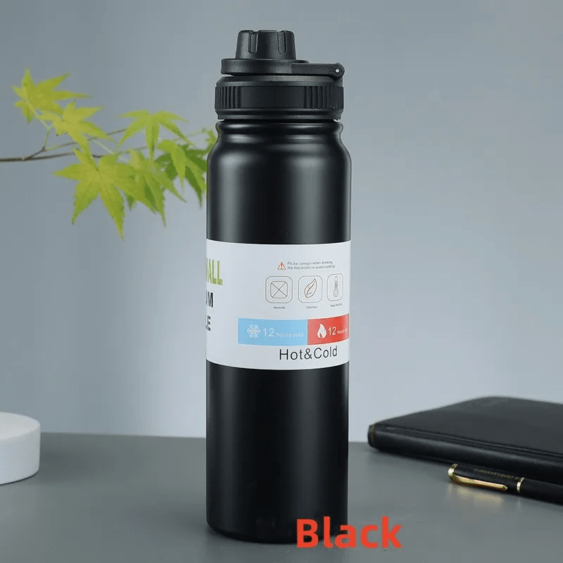 600ML / 800ML Portable Thermos Water Bottle | With Removable Tea Filter | Carry Loop on the Lid - goosavvy.com