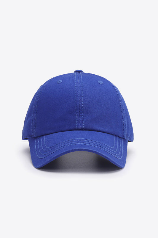 Solid Color Baseball Cap for Ladies | Cotton | Imported