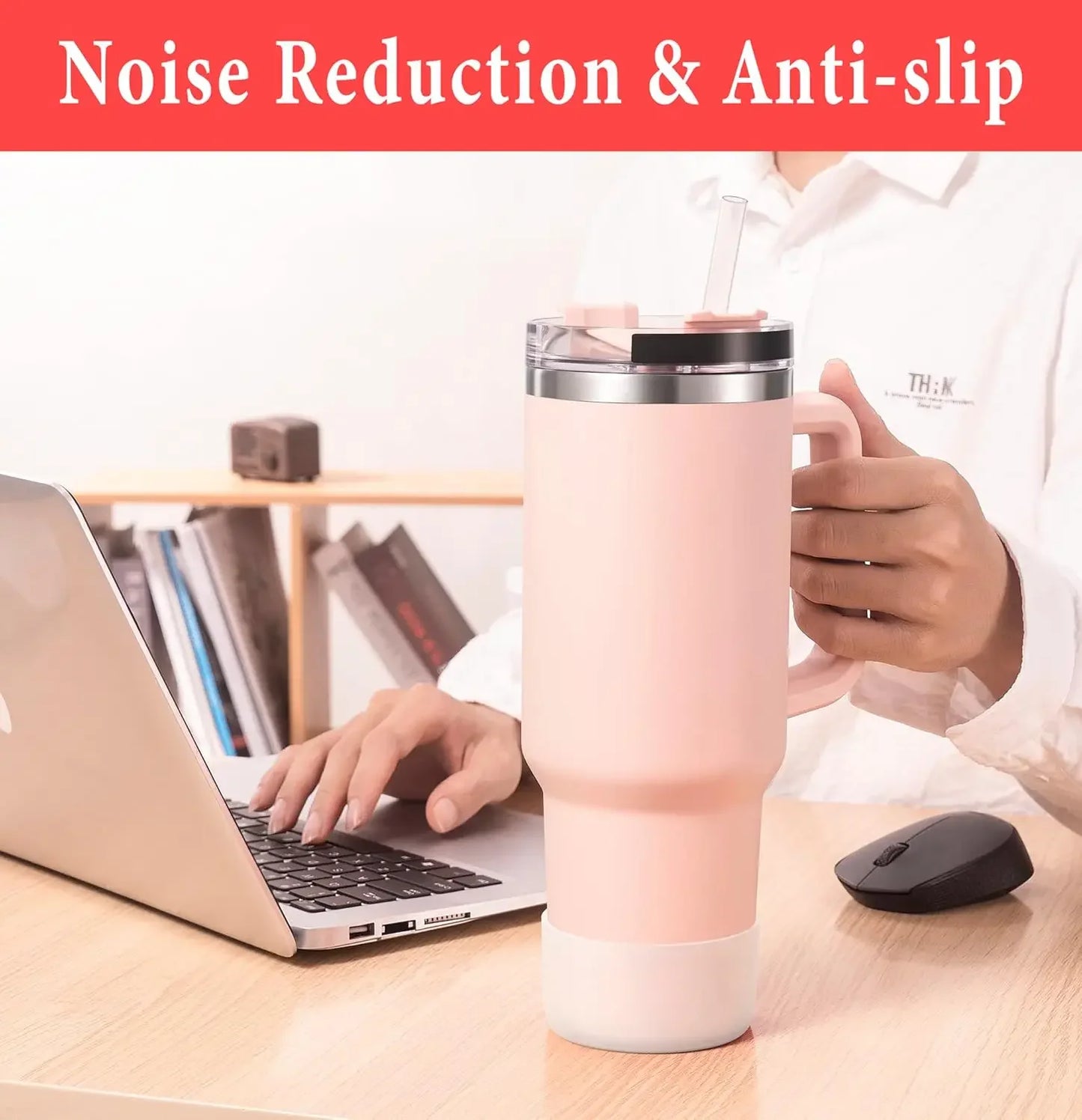 🛡️ 2-Pack Protective Silicone Boot for Stanley & Hydro Flask – Anti-Slip Bottom Bumper