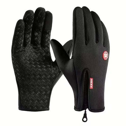🧤 Thermal Winter Cycling Gloves – Waterproof, Touchscreen & Non-Slip