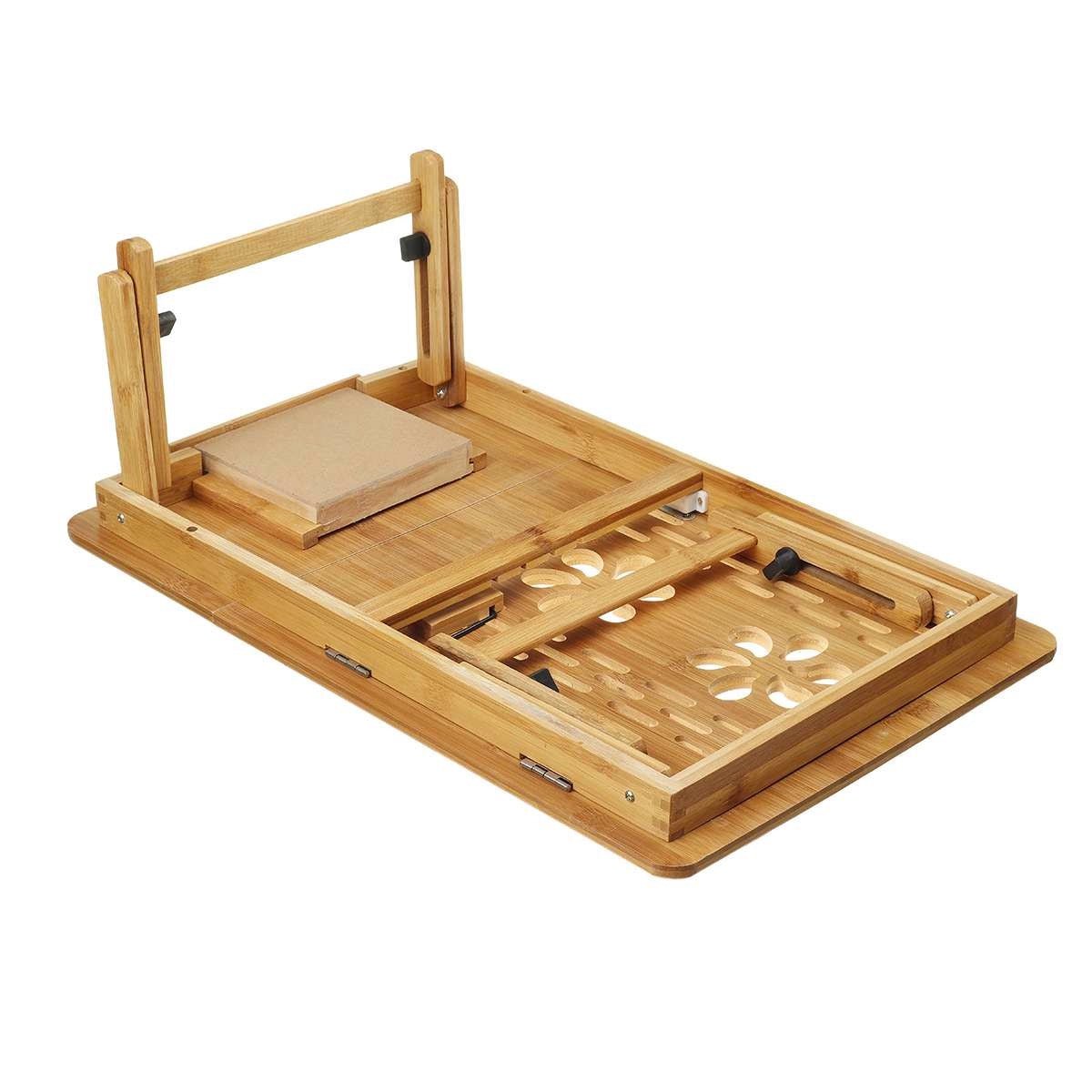 Adjustable Bamboo Laptop Stand - goosavvy.com