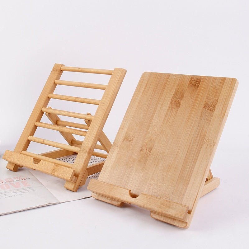 Adjustable Bamboo Phone & Tablet Stand - goosavvy.com