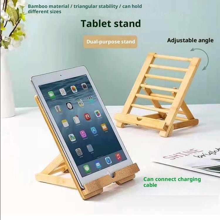 Adjustable Bamboo Phone & Tablet Stand - goosavvy.com