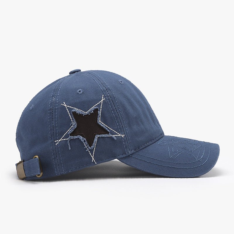 Adjustable Star Raw Hem Cap - goosavvy.com