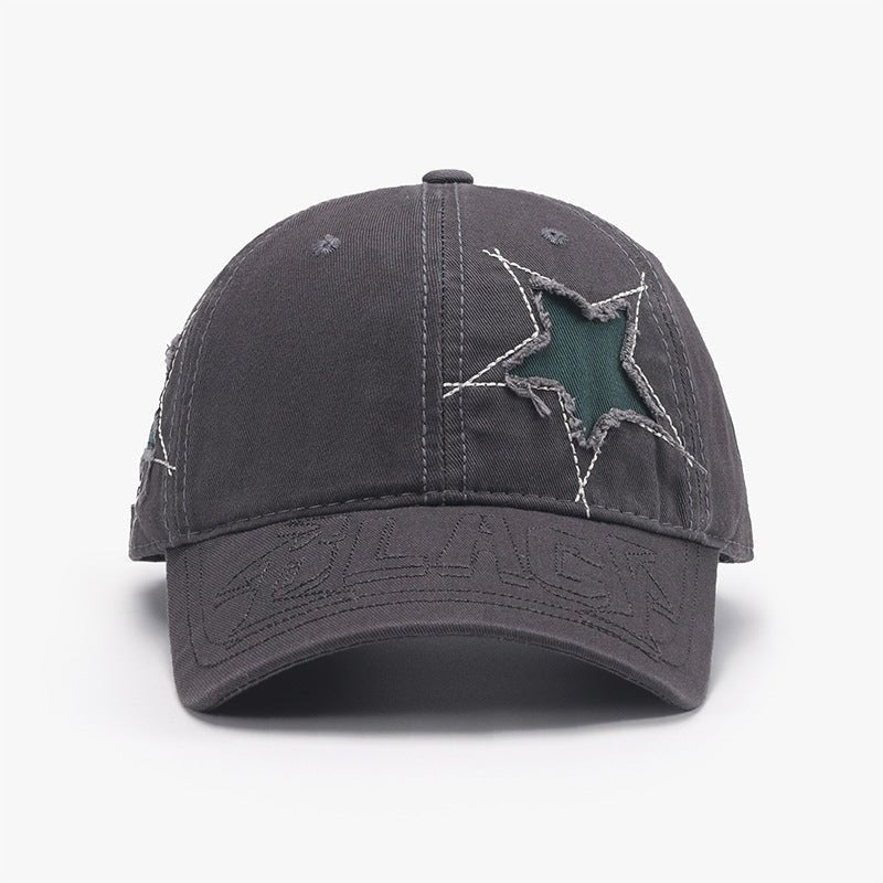 Adjustable Star Raw Hem Cap - goosavvy.com