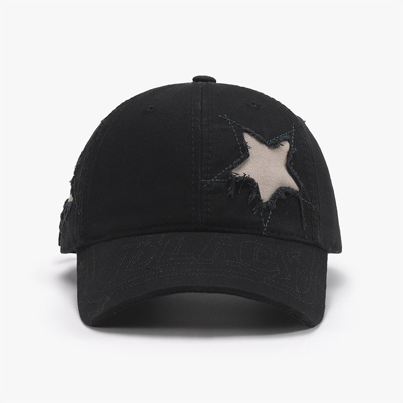 Adjustable Star Raw Hem Cap - goosavvy.com