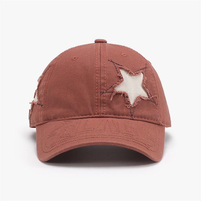 Adjustable Star Raw Hem Cap - goosavvy.com