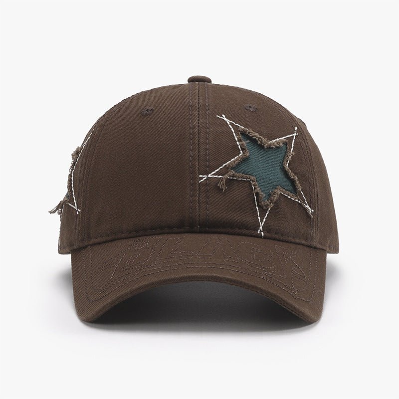 Adjustable Star Raw Hem Cap - goosavvy.com