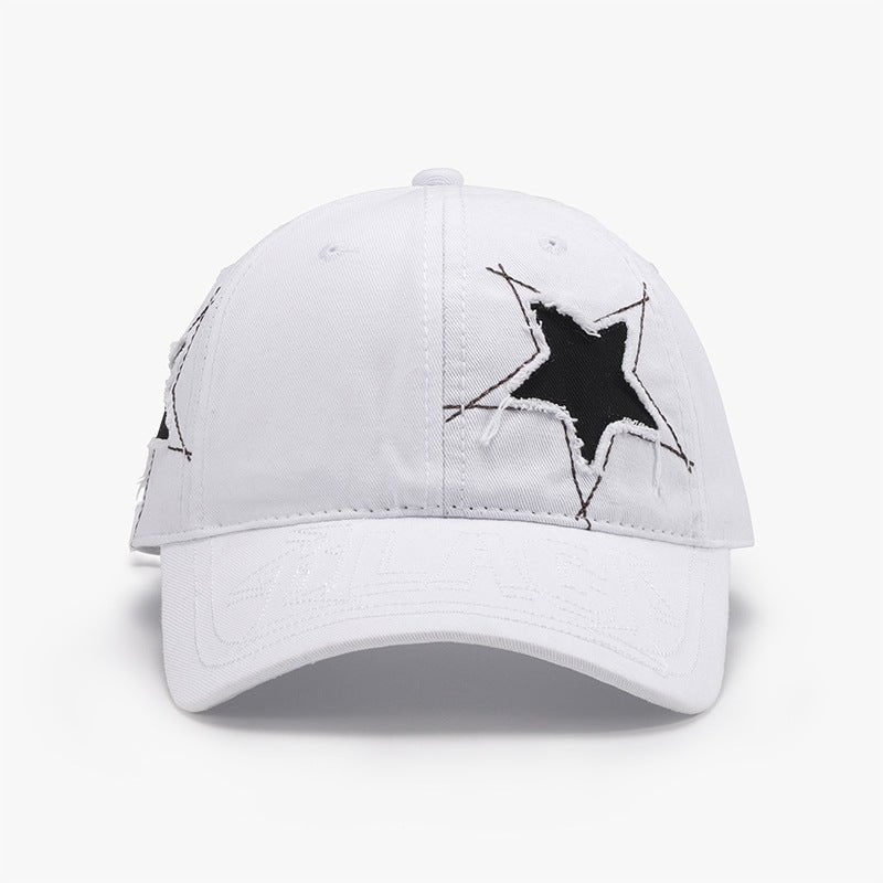 Adjustable Star Raw Hem Cap - goosavvy.com