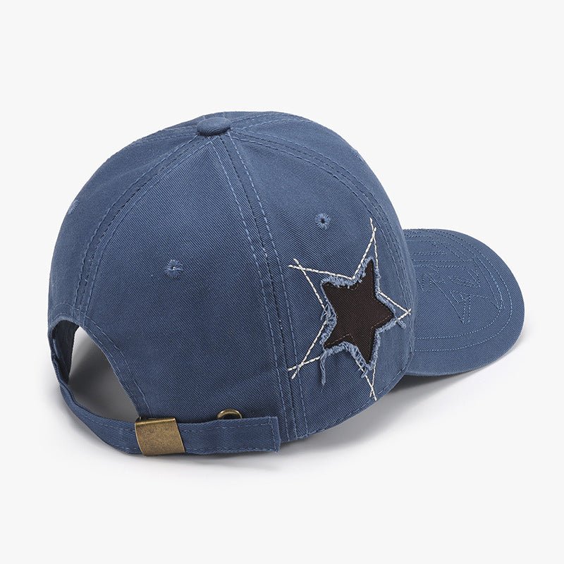 Adjustable Star Raw Hem Cap - goosavvy.com