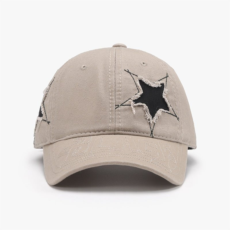 Adjustable Star Raw Hem Cap - goosavvy.com