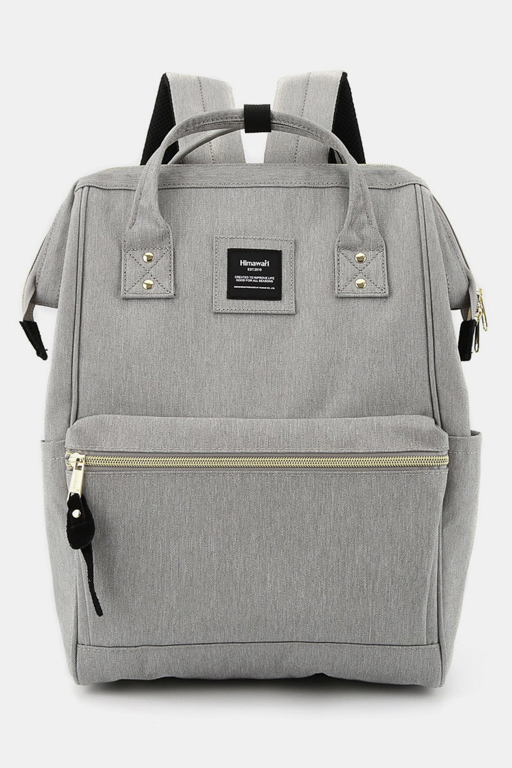 Himawari Waterproof Canvas Backpack with Side Pockets