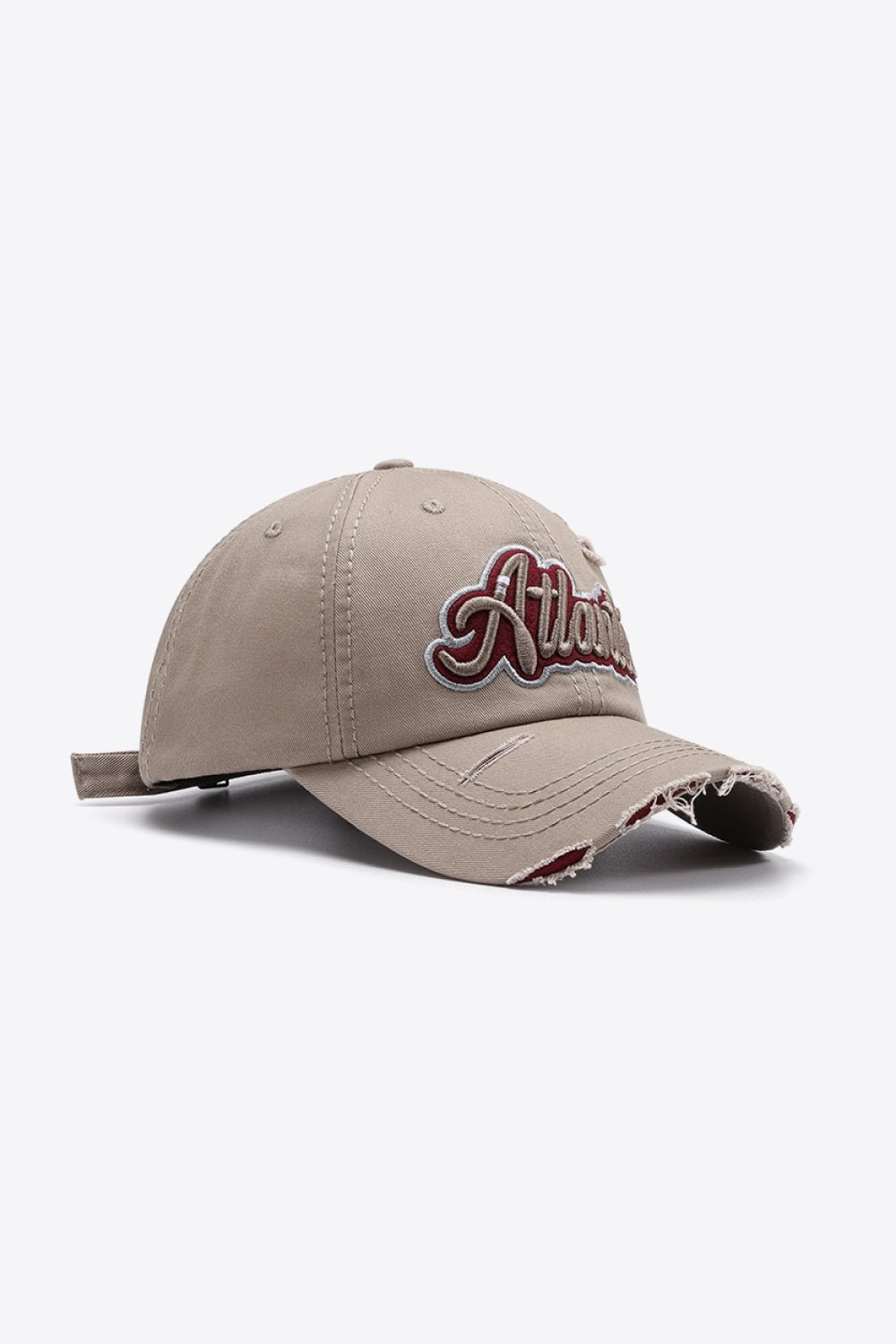 ATLANTIC Graphic Distressed Baseball Cap - goosavvy.com