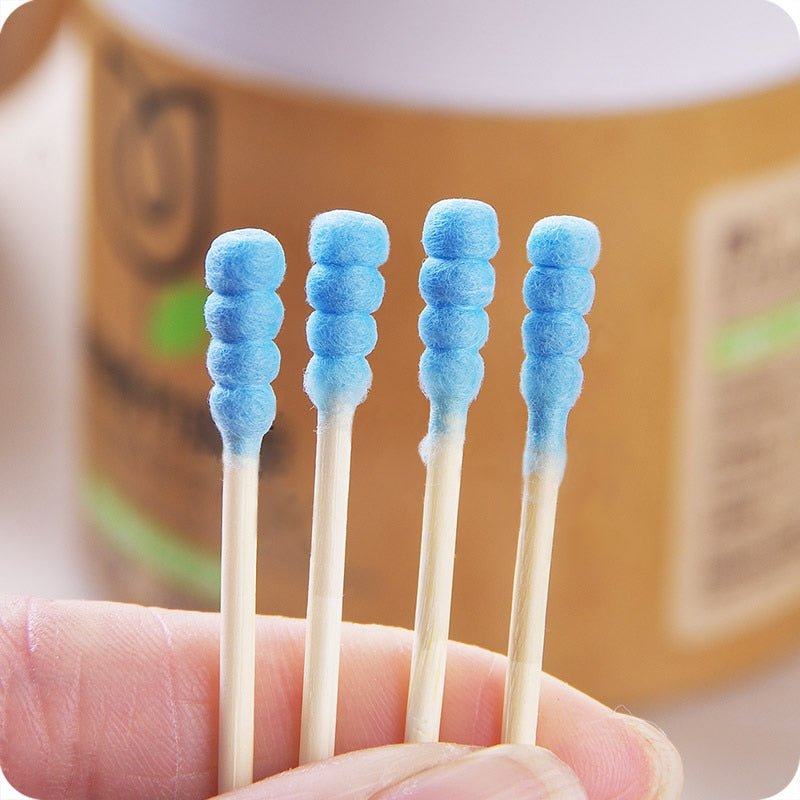 Bamboo Cotton Swabs for Kids (200 pieces) - goosavvy.com