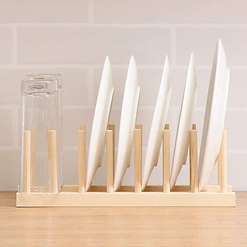 Bamboo Dish Rack & Kitchen Organizer - goosavvy.com