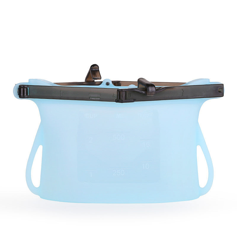 1pc Silicone Storage Bag | 500ml - 2000ml Leakproof & Sealed Ziplock Bag for Freezer and Refrigerator - goosavvy.com