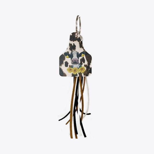 Chimney Shape Fringe Detail Key Chain - goosavvy.com