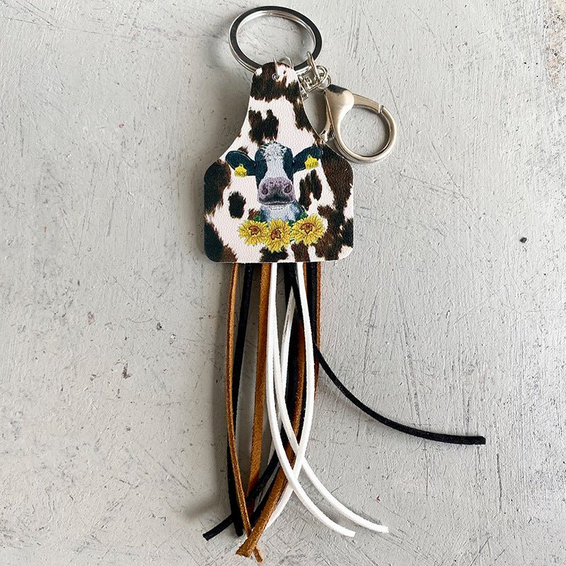 Chimney Shape Fringe Detail Key Chain - goosavvy.com