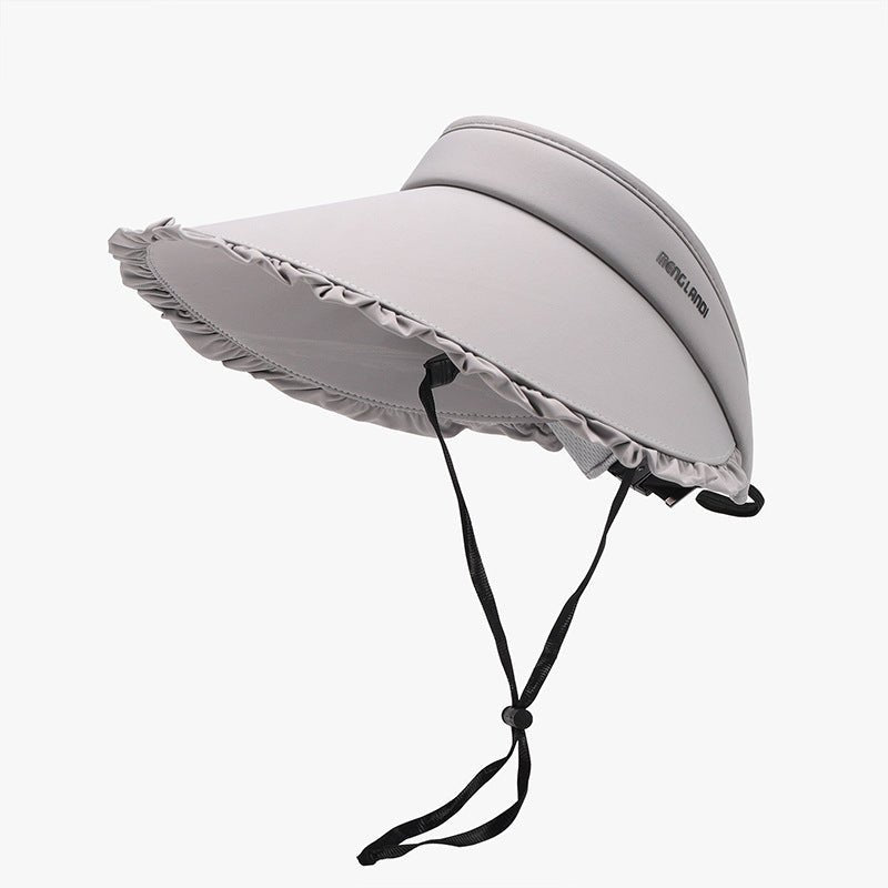 Frill Adjustable Ice Silk Sun Hat - goosavvy.com