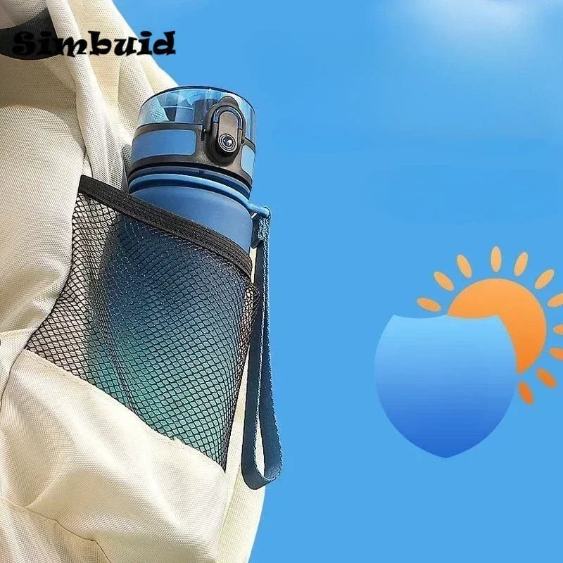 Gradient Sports Water Bottle with Straw and Strap – Leakproof Plastic Hydration Bottle for Gym, Travel & Outdoor Use (500ml / 650ml / 1000ml) - goosavvy.com