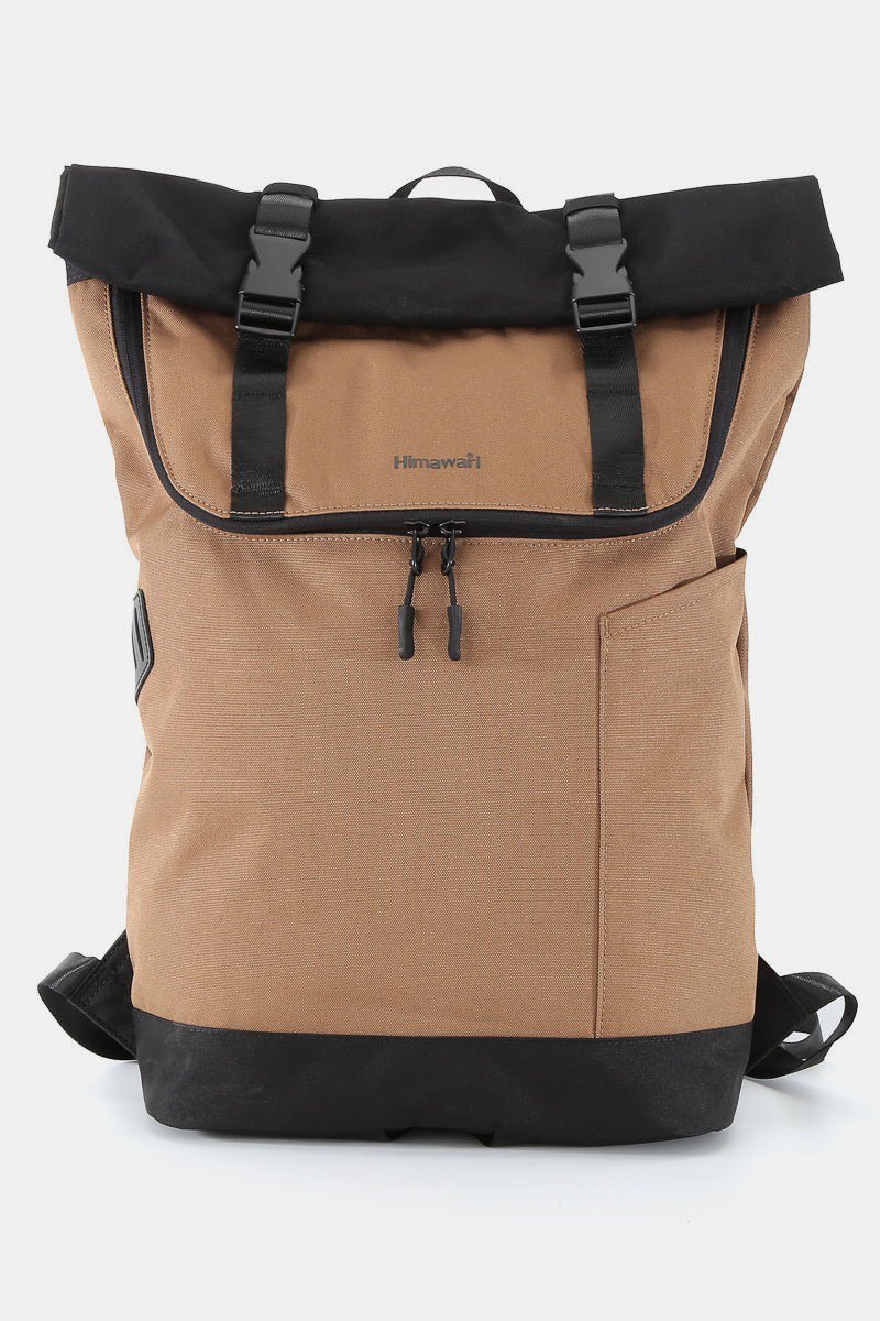 Himawari Contrast Waterproof Canvas Backpack Bag - goosavvy.com