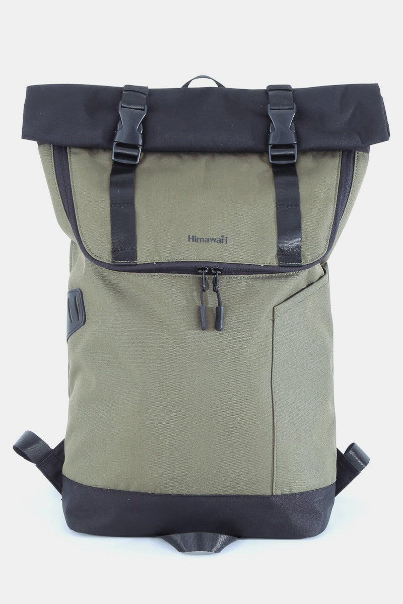 Himawari Contrast Waterproof Canvas Backpack Bag - goosavvy.com