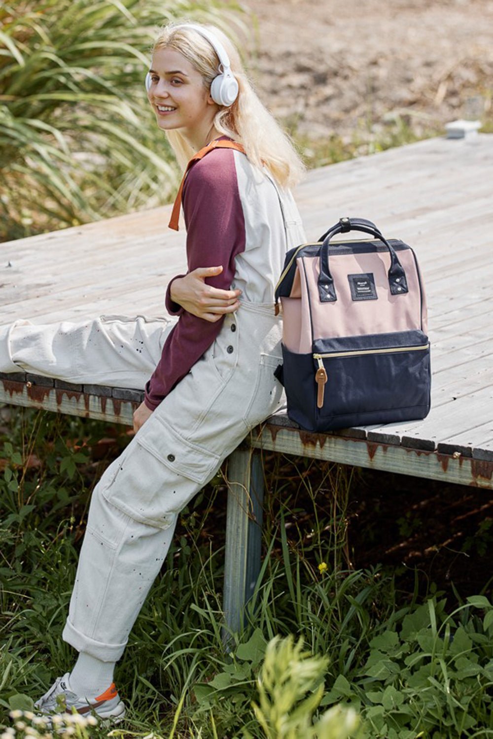 Himawari Waterproof Canvas Backpack with Side Pockets - goosavvy.com