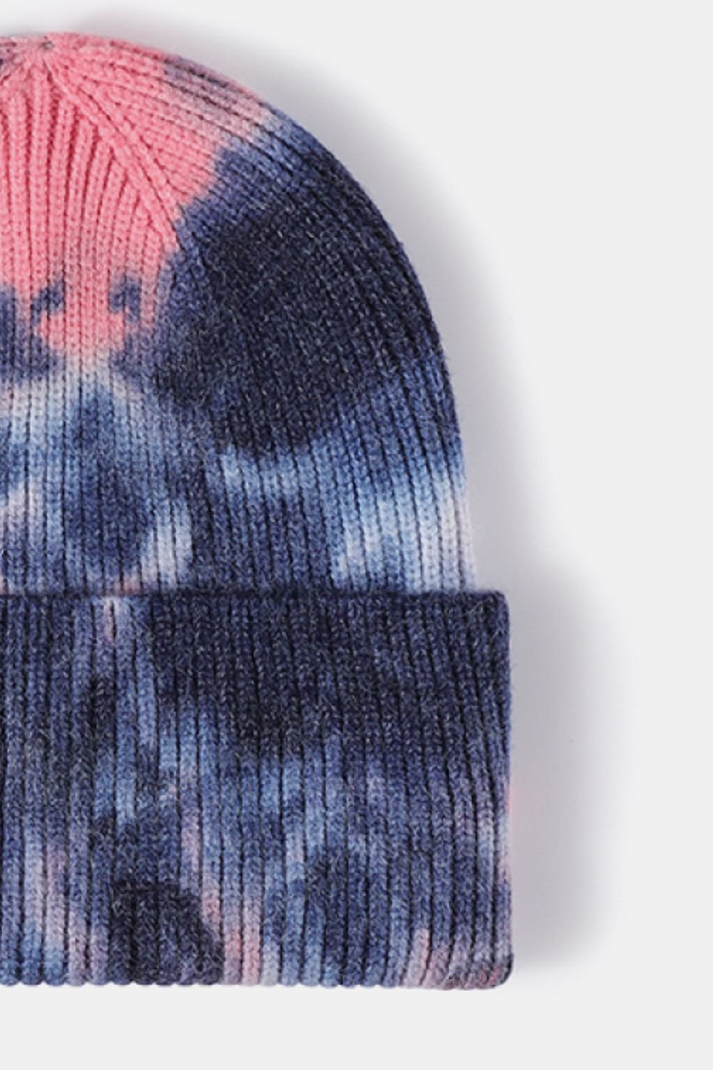 Ladies Tie - Dye Cuffed Rib - Knit Beanie Hat - goosavvy.com