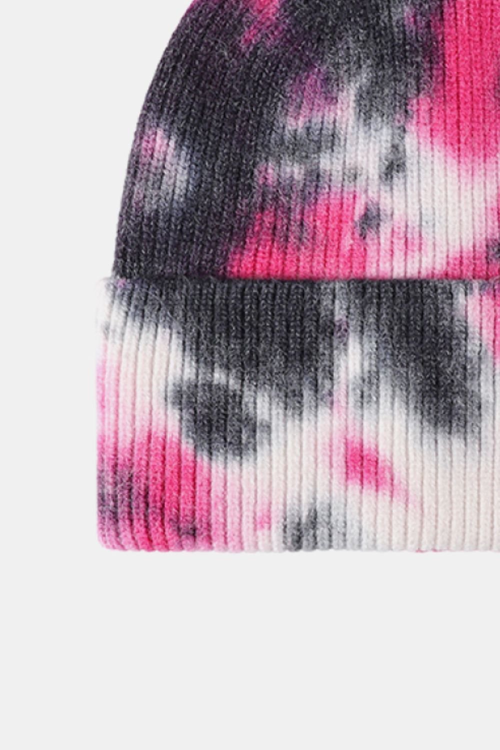 Ladies Tie - Dye Cuffed Rib - Knit Beanie Hat - goosavvy.com