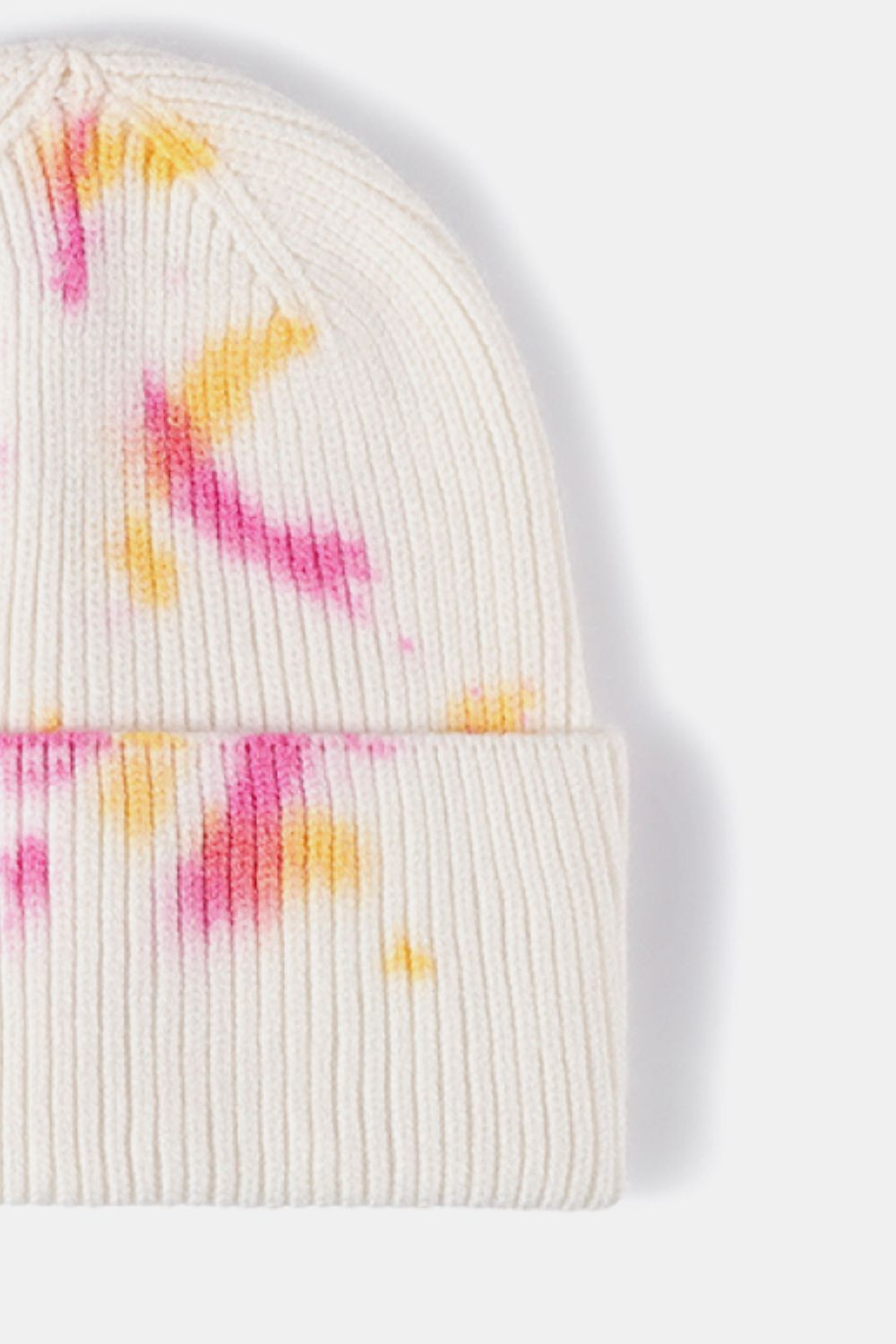 Ladies Tie - Dye Cuffed Rib - Knit Beanie Hat - goosavvy.com