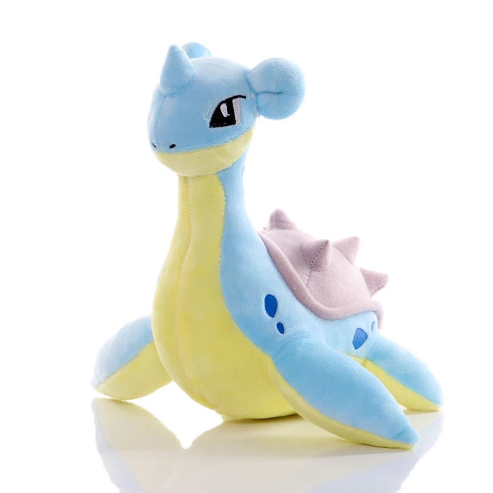 Lapras Plush Toy (20cm / 9.8in) | Cute Water Spirit Stuffed Animal with Suction Cup Hanger | Kawaii Collectible Gift - goosavvy.com