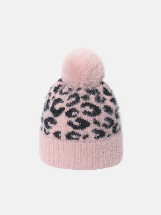 Leopard Hat with Pompom - goosavvy.com