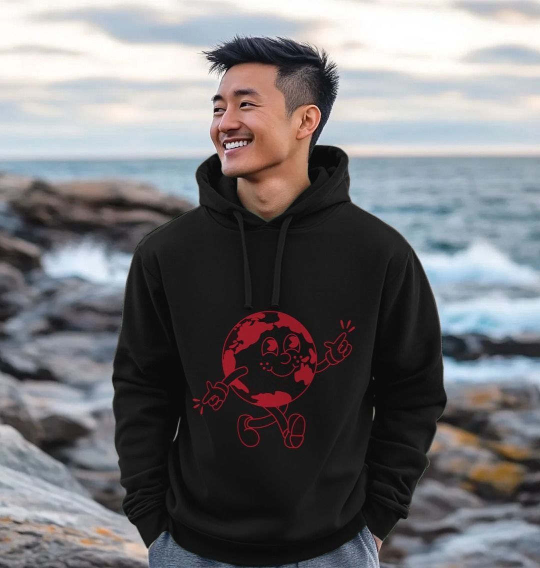 Men's Pullover Hoodie - Black - goosavvy.com