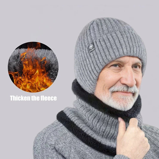 ❄️ Men’s Thermal Winter Beanie with Ear Protection – Thick Plush - Lined Knitted Hat - goosavvy.com