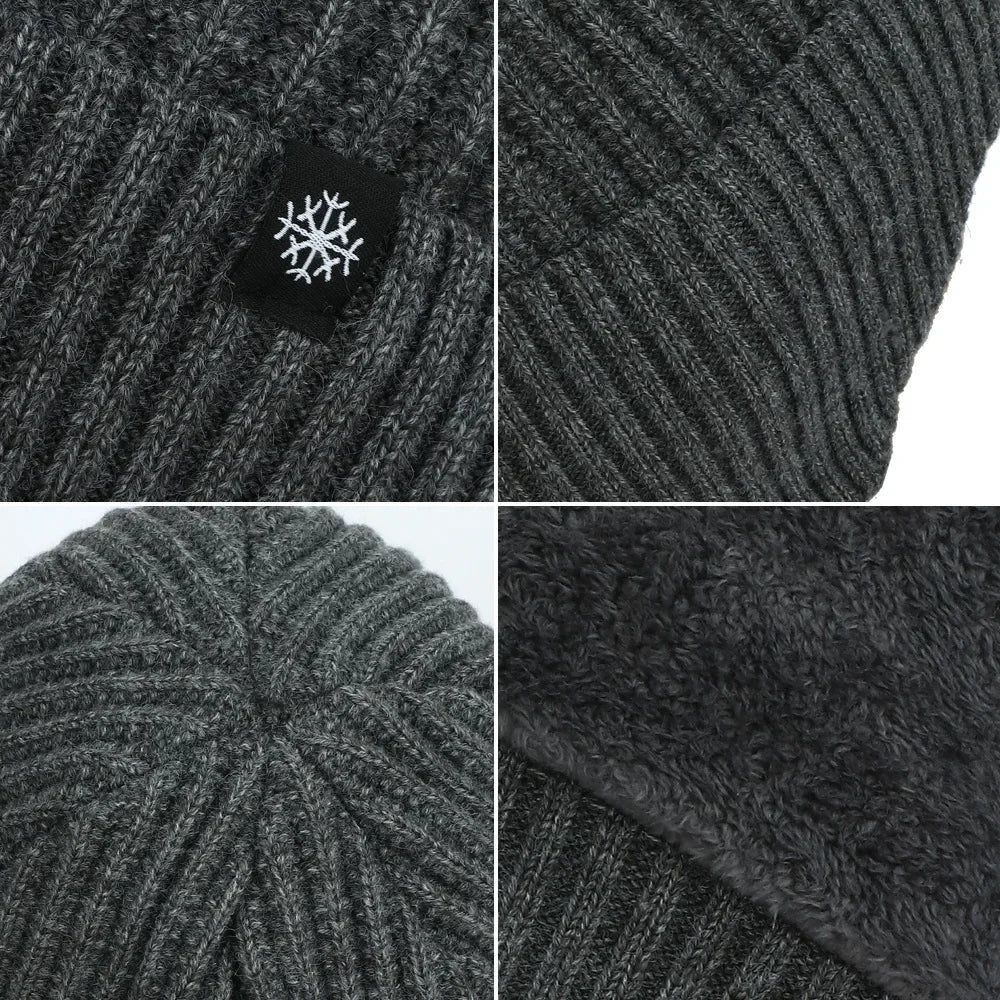 ❄️ Men’s Thermal Winter Beanie with Ear Protection – Thick Plush - Lined Knitted Hat - goosavvy.com