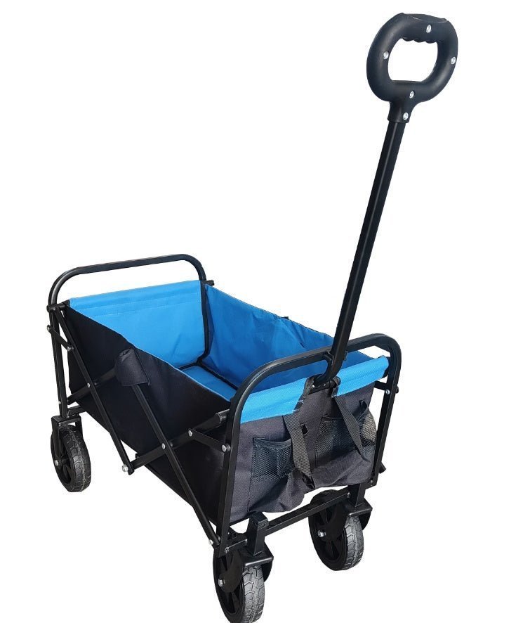 Mini Folding Wagon Cart – Heavy - Duty Collapsible Utility Cart for Garden, Camping & Shopping - goosavvy.com