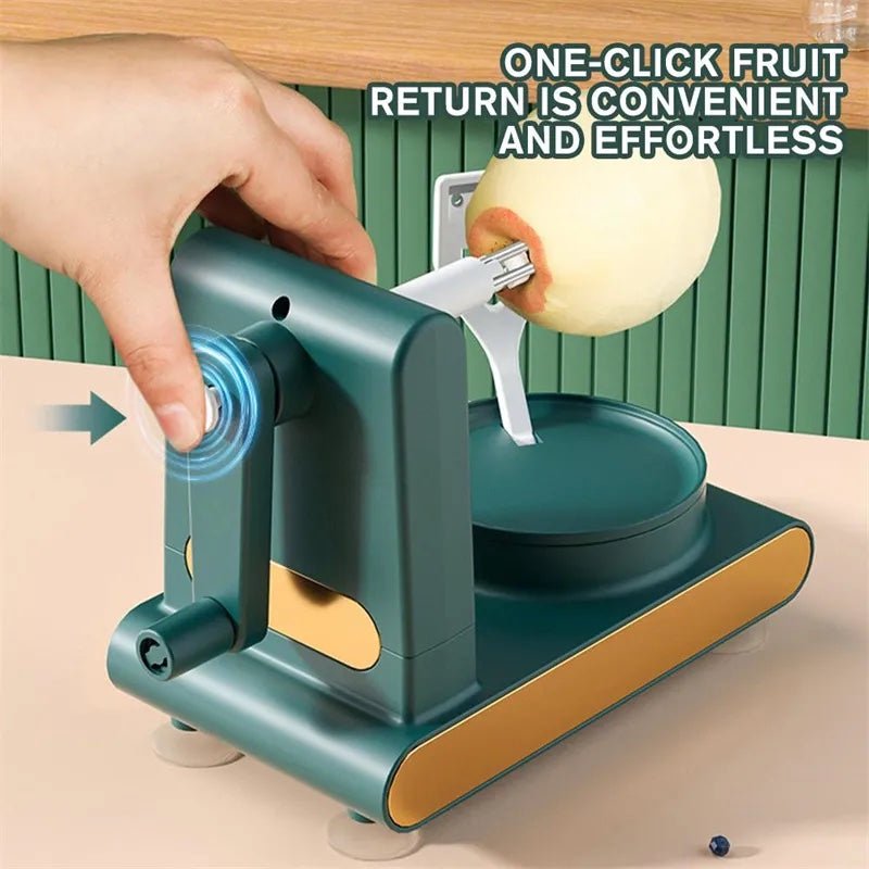 Multifunctional Hand - Cranked Peeler Machine & Fruit Slicer Cutter - goosavvy.com