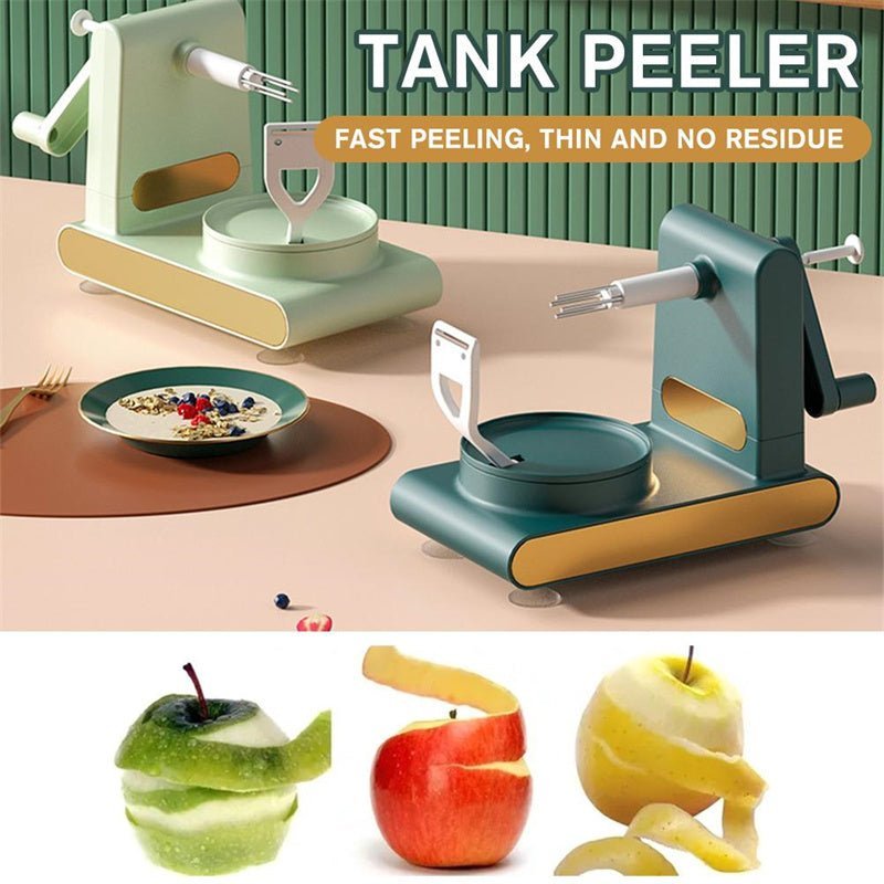 Multifunctional Hand - Cranked Peeler Machine & Fruit Slicer Cutter - goosavvy.com