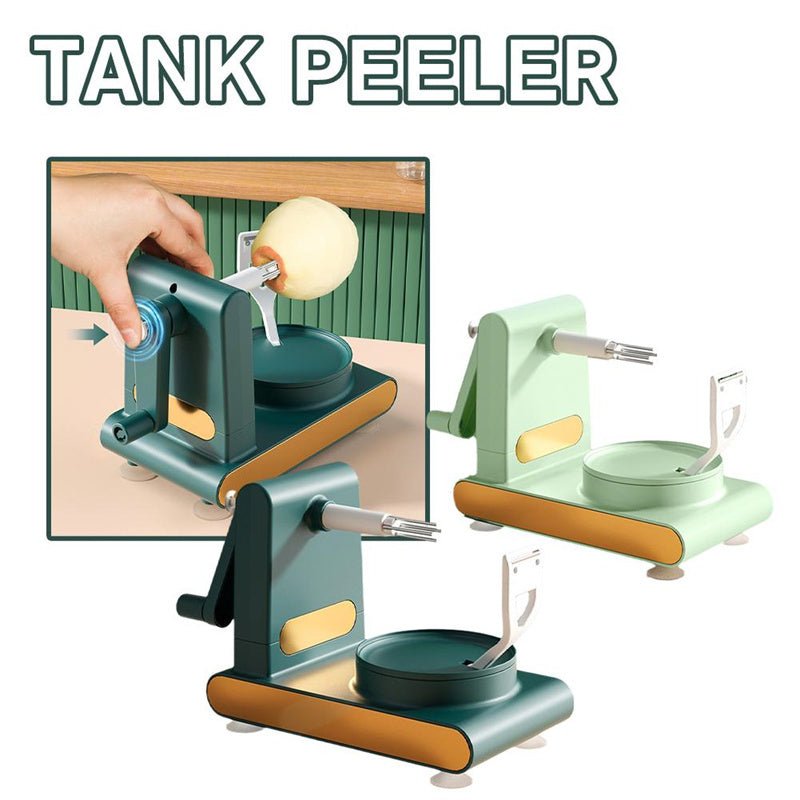 Multifunctional Hand - Cranked Peeler Machine & Fruit Slicer Cutter - goosavvy.com