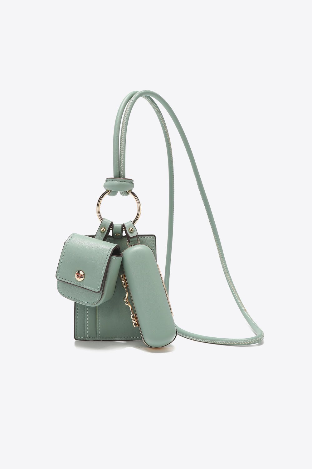 Nicole Lee USA Vegan Leather 3 - Piece Lanyard Set - goosavvy.com