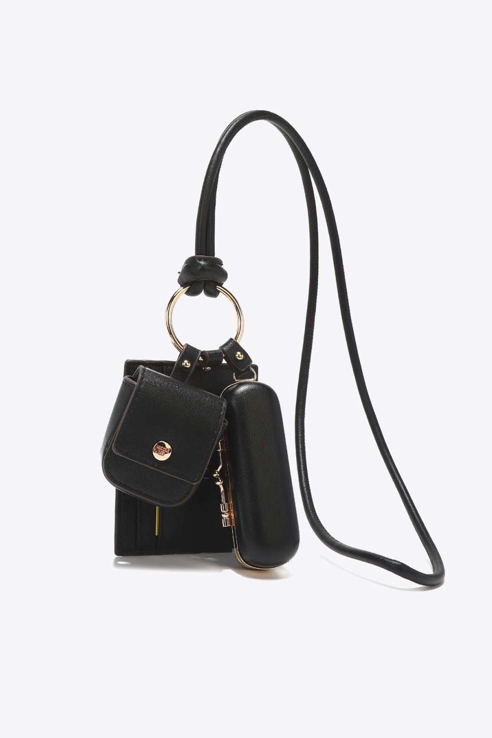 Nicole Lee USA Vegan Leather 3 - Piece Lanyard Set - goosavvy.com
