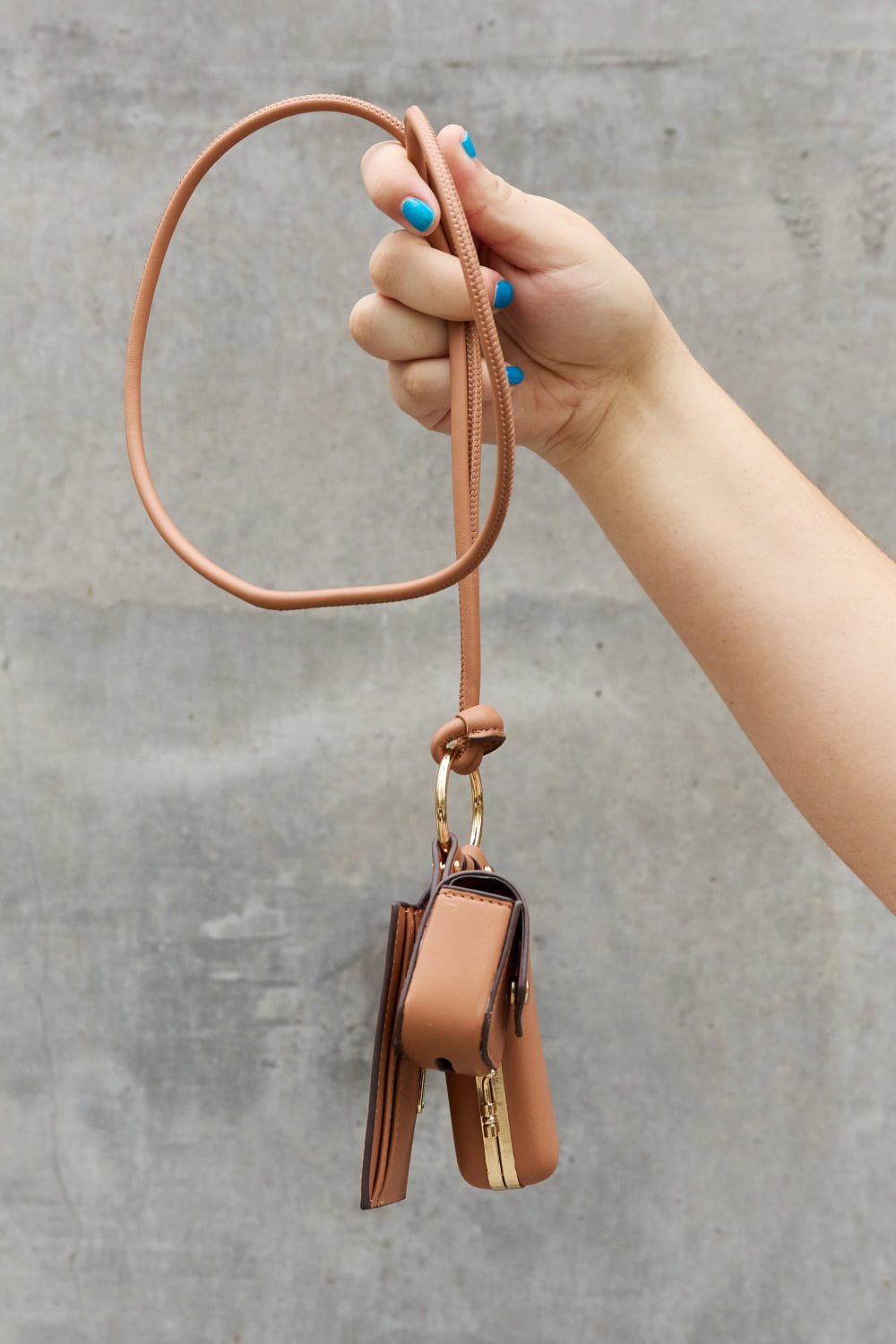 Nicole Lee USA Vegan Leather 3 - Piece Lanyard Set - goosavvy.com