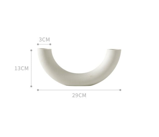 Nordic - Style Ceramic Decorative Vase for Home and Garden | Minimalist Centerpiece | Vase for Ornaments - goosavvy.com