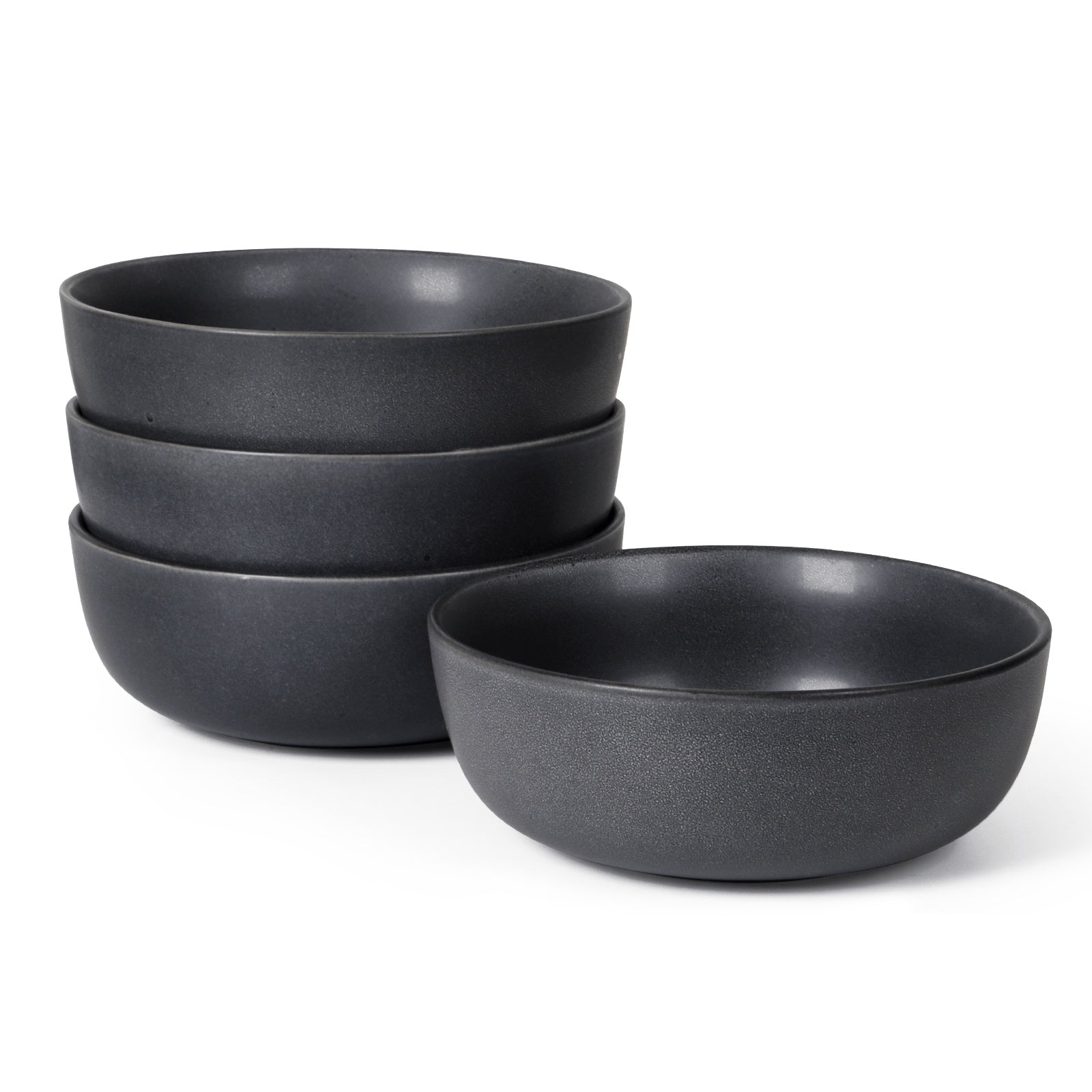 Set of 4 Ceramic Bowls - 27oz for Cereal, Salad, Pasta, Soup, Dessert - Dishwasher, Microwave, Oven, and Refrigerator Safe - goosavvy.com