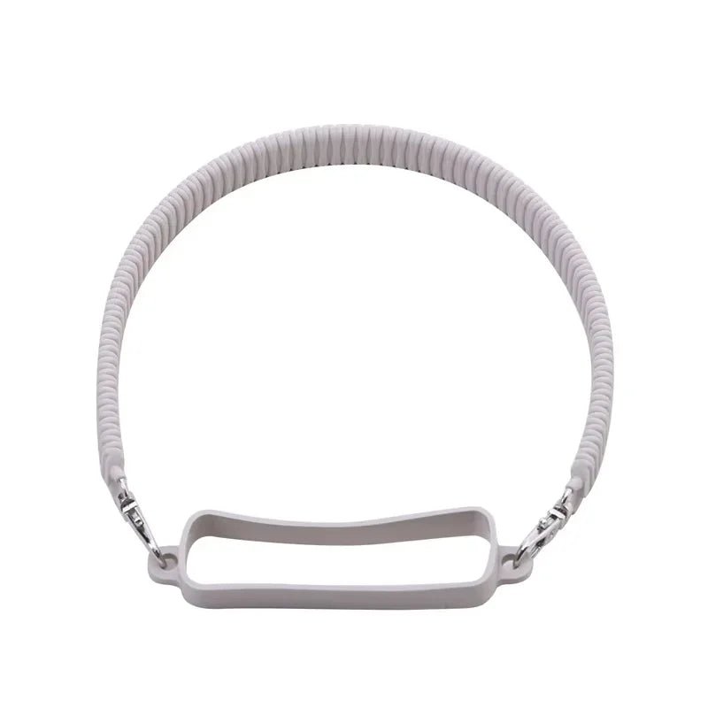 Soft Silicone Ribbed Tumbler Handle Strap – Portable Carrier Sling for 8 - 40oz Water Bottles - goosavvy.com