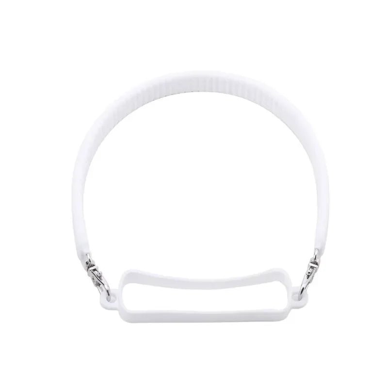 Soft Silicone Ribbed Tumbler Handle Strap – Portable Carrier Sling for 8 - 40oz Water Bottles - goosavvy.com