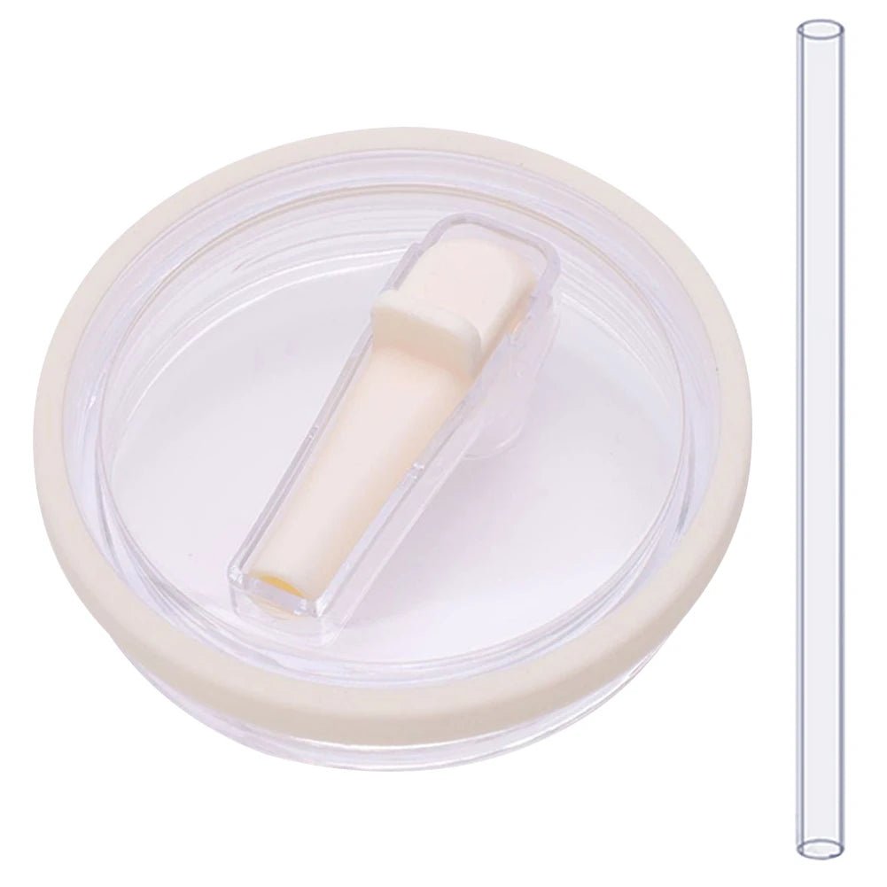 🥤 Spill - Proof Flip Straw Replacement Lid for 40oz Tumblers – Reusable Leak - Resistant Cover with Straw - goosavvy.com